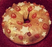 A very decadent Rosca de Reyes - 3 Kings Cake