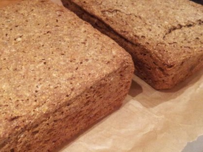 Danish Rye Bread fresh from the oven
