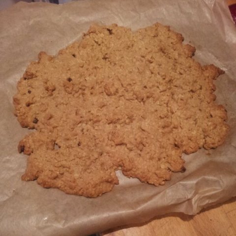 The baked cookie base