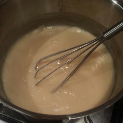 Beautifully thick and glossy coconut custard