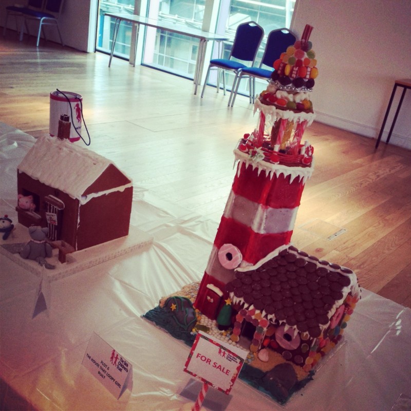 The winner! The amazing 3d stripey lighthouse by @loopygirl