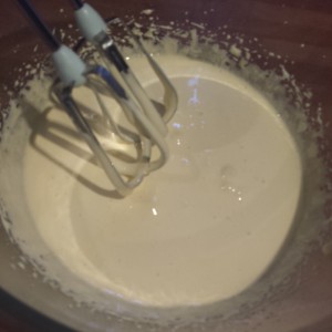Whisk in the coconut milk and oil
