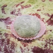 The finished Mochi sitting pretty