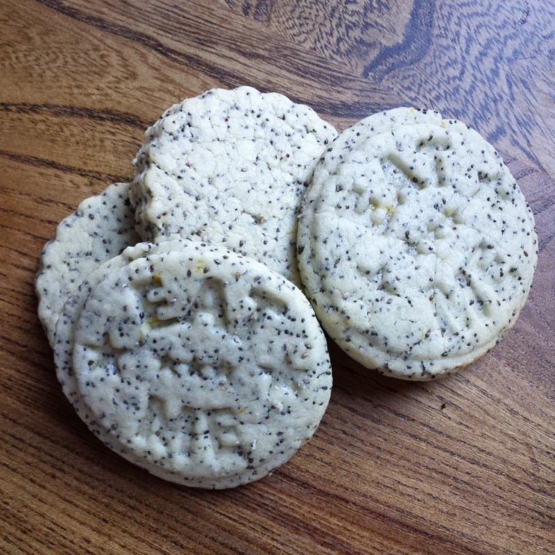 Lemon seeded cookies just asking to be eaten