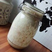 Hungry Sourdough has a layer of darker (smellier) water on the surface