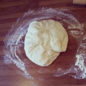 Knock the dough back and knead lightly