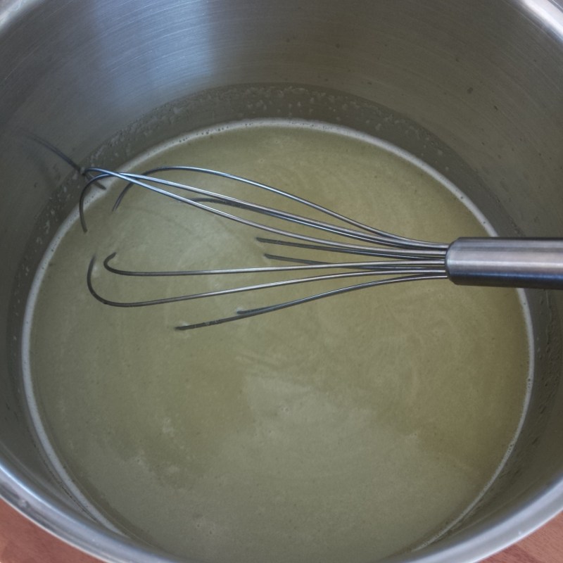 churros recipe Heat the water butter and sugar in a pan