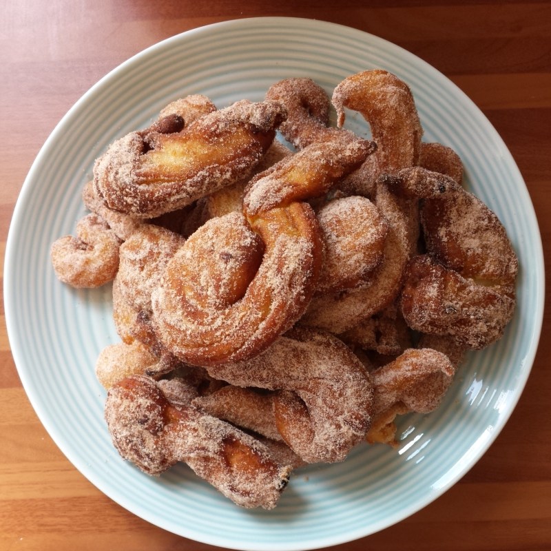 Mountains of Curly Cinnamon Churros