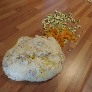 pulla recipe Now to knead in the pistachios and dried apricots