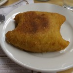 Genuine knish! at Katz Deli